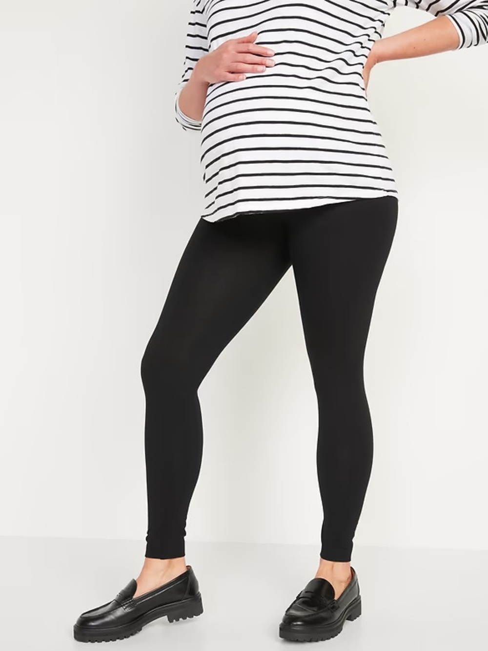 Old Navy Black Maternity Jeggings — Stretchy Everyday Leggings